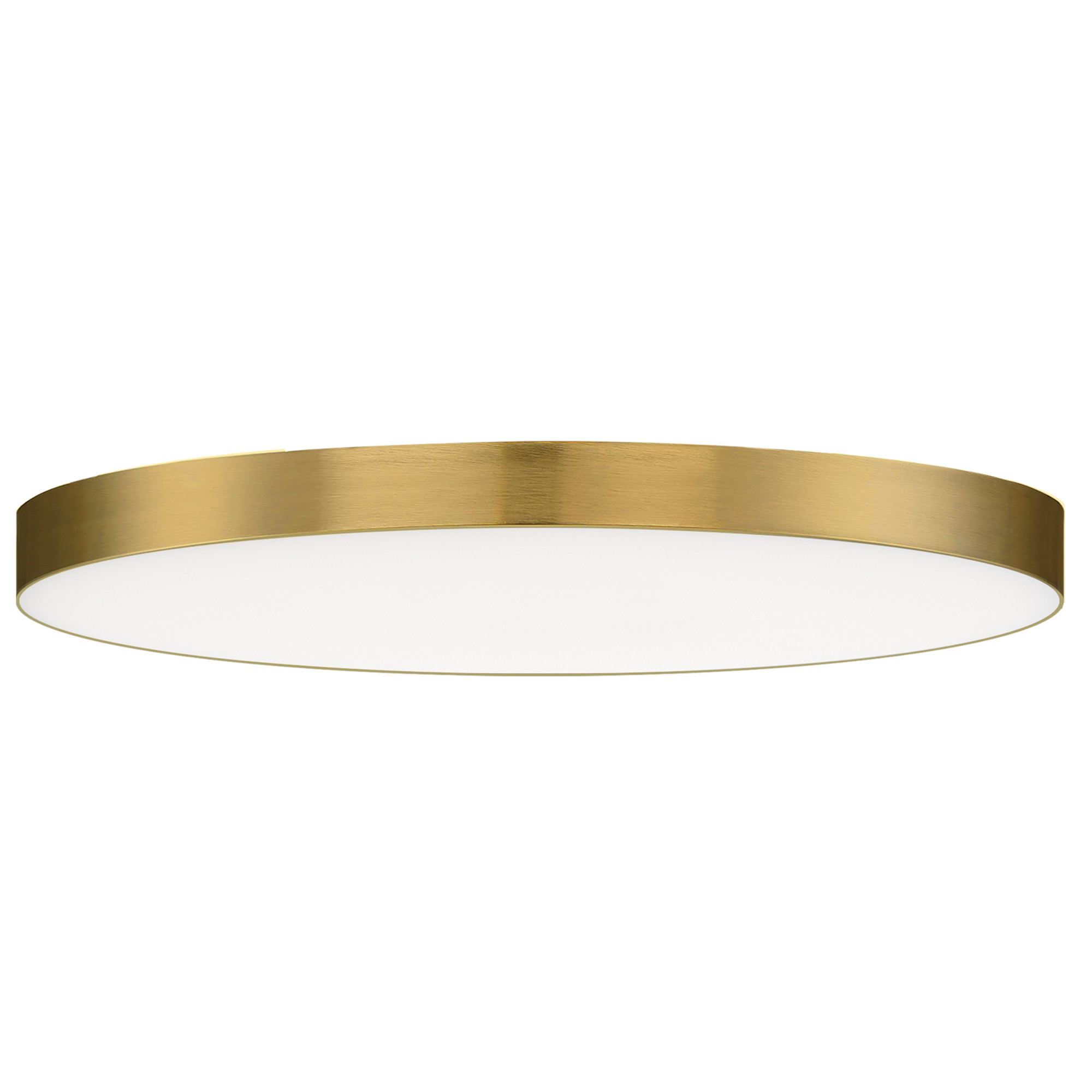 Photos - Chandelier / Lamp MAXIM 57664 Trim 11" Wide Flush Mount Ceiling Fixture Satin Brass Indoor Lighting Ceiling Fixtures Flush Mount 57664WTSBR
