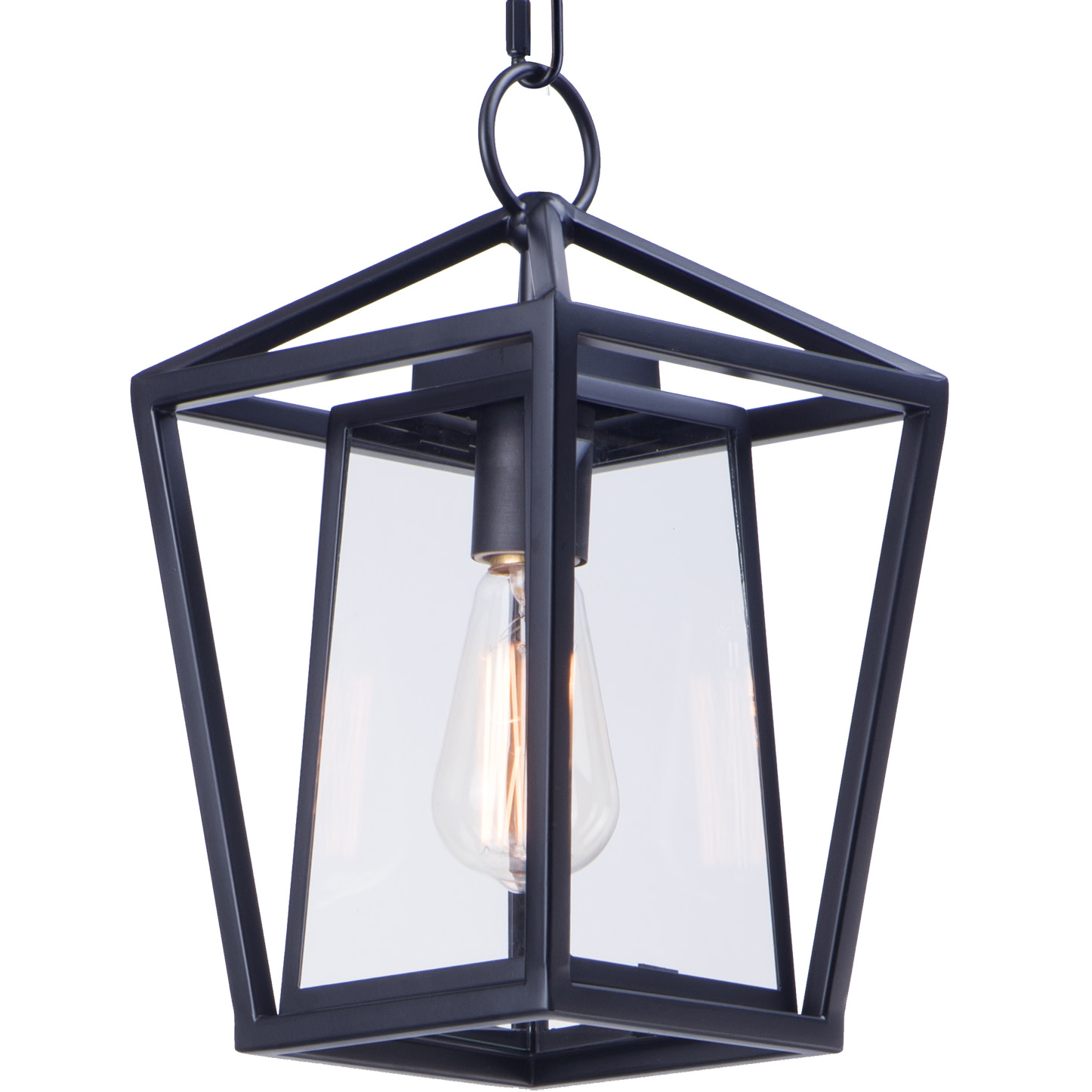 Photos - Floodlight / Street Light MAXIM 3179CL Artisan Single Light 8" Wide Outdoor Pendant Black Outdoor Lighting Pendants 3179CLBK 
