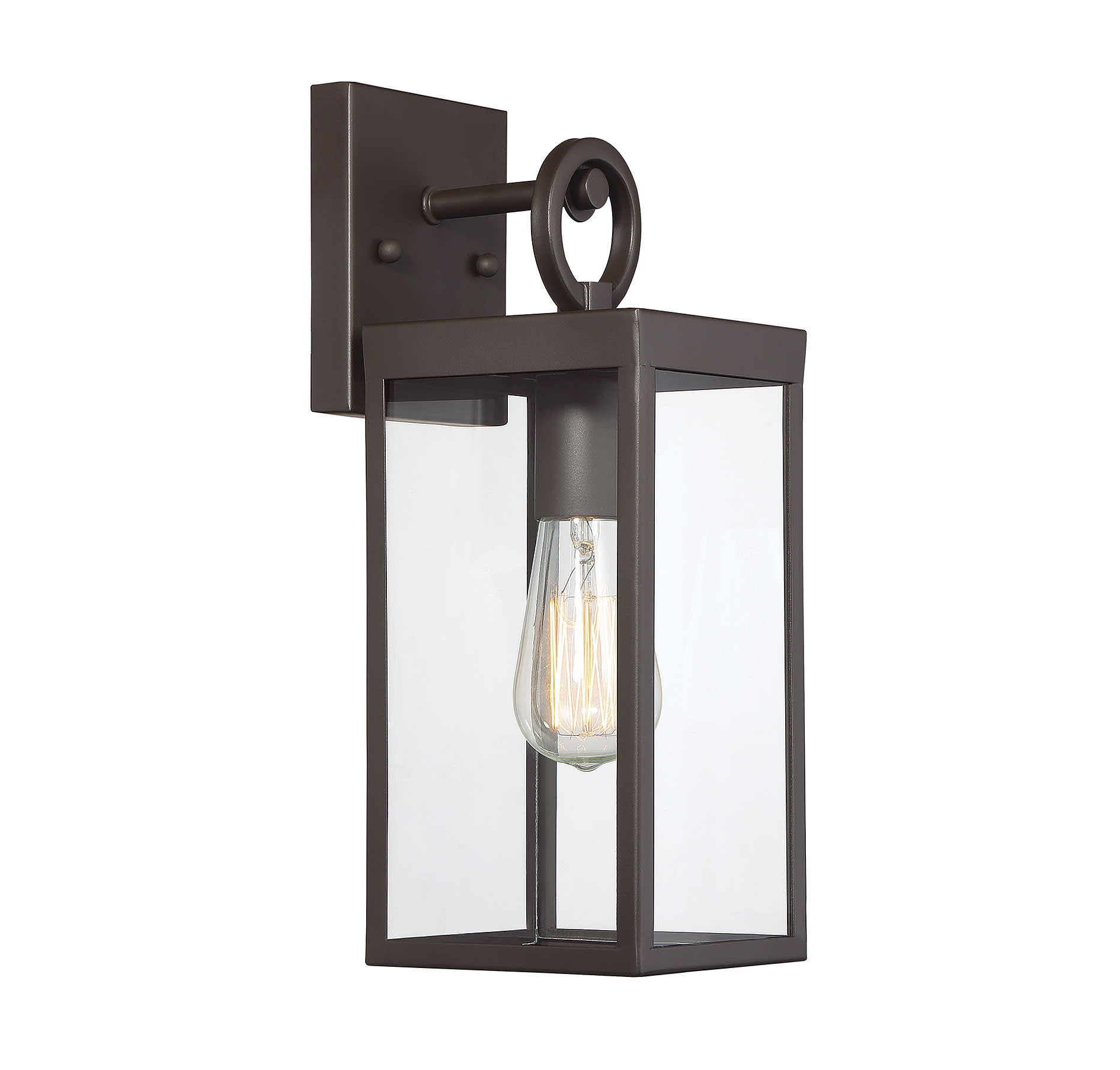 Photos - Floodlight / Street Light Meridian M50026 Single Light 10" Tall Outdoor Wall Sconce Oil Rubbed Bronze Outdoor Lighting Wall Sconces M50026ORB 