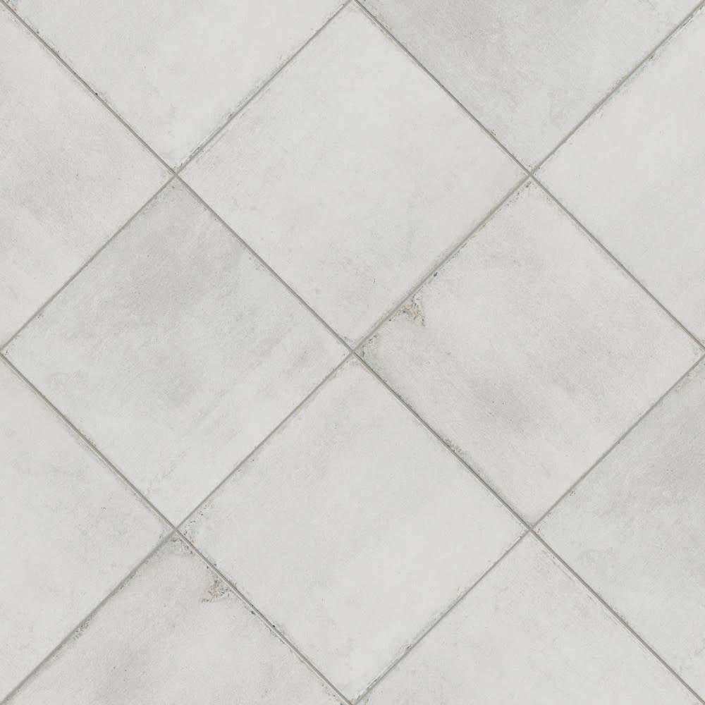 Photos - Tile Barcelona Merola FEO6BA - 6" x 6" Square Floor and Wall - Textured Visual - Sold by Carton White (10.56 SF/Carton)