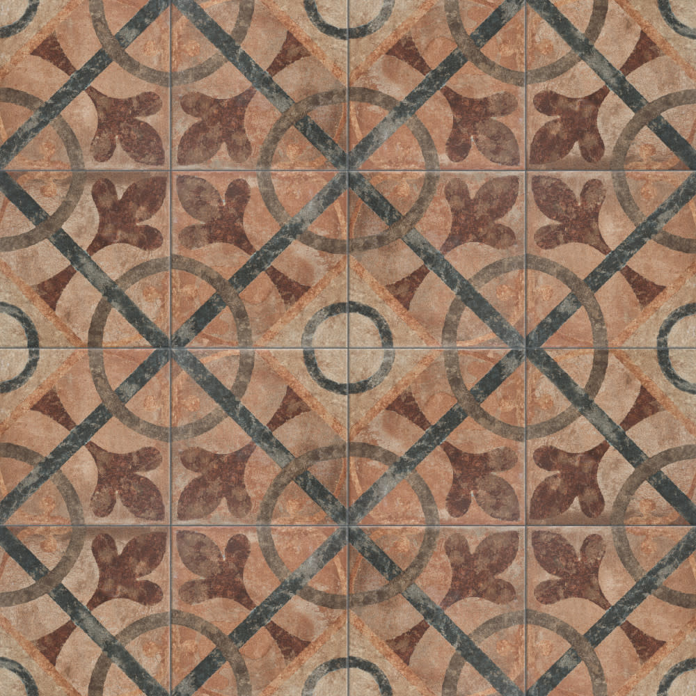 Photos - Tile Merola  FNUAM9CL Americana - 9" x 9" Square Floor and Wall  - Textured Visual - Sold by Carton  Clevel(11 SF/Carton)