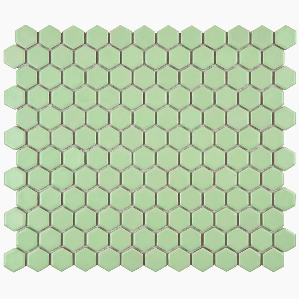 Photos - Tile Merola FXLM1HM Metro - 1" x 1" Hexagon Penny Floor and Wall Mosaic - Textured Visual - Sold by Carton (8.6 SF