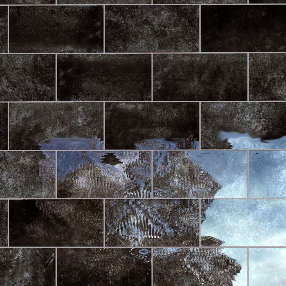 Merola Tile WMZ4CM Camden - 4" x 8" Rectangle Wall Tile - Glossy Visual - Sold by Carton (11.5 SF/Carton) Nero Flooring Tile
