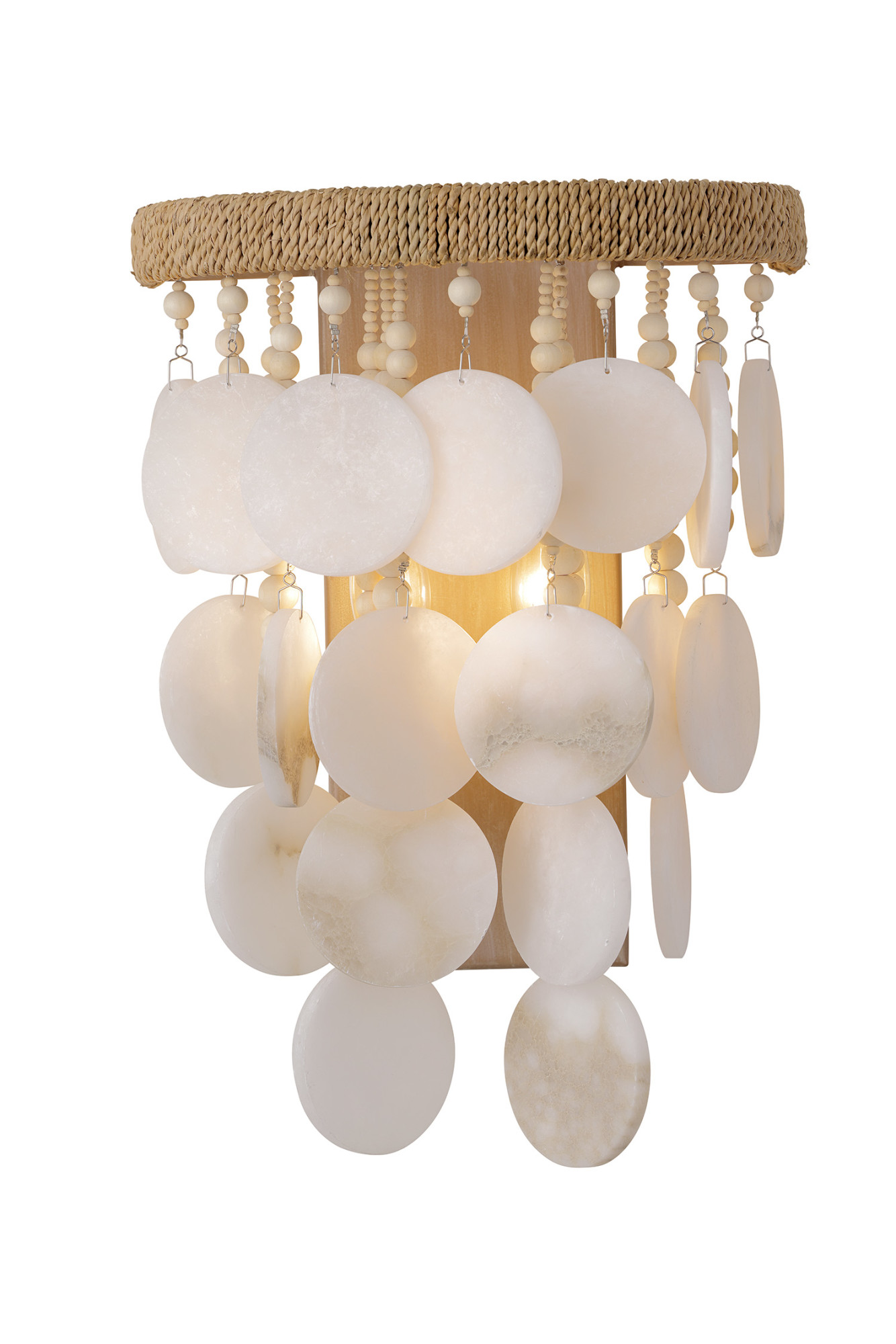 Photos - Chandelier / Lamp Metropolitan N1912 Aurelias Cove 2 Light 15" Tall Wall Sconce Autumn White Indoor Lighting Wall Sconces N1912-759