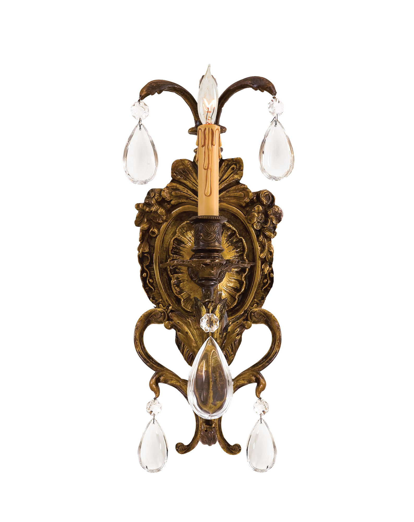 Photos - Chandelier / Lamp Patina Metropolitan N2144 Metropolitan 19" Tall Wall Sconce Antique Bronze  Indoor Lighting Wall Sconces 