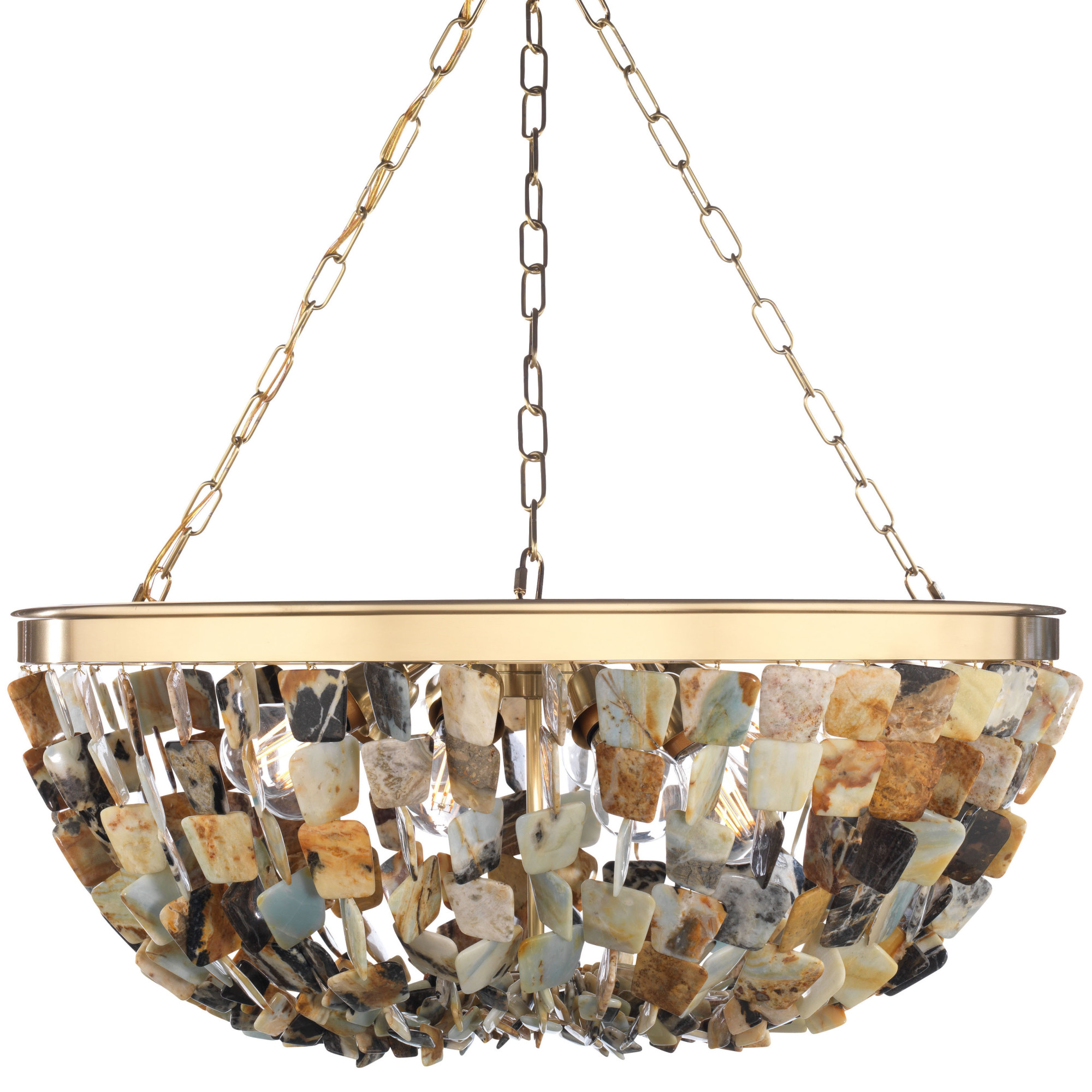 Photos - Chandelier / Lamp Metropolitan N8631 Flotsam 8 Light 30" Wide Pendant Brass Indoor Lighting Pendants N9631