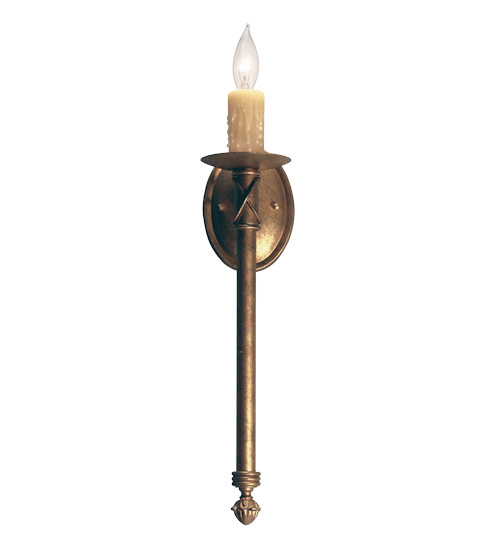 Meyda Tiffany 115714 Benedict 22" Tall Wall Sconce Autumn Leaf Indoor Lighting Wall Sconces