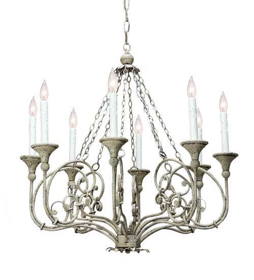 Meyda Tiffany 146382 Rachelle 8 Light 42" Wide Taper Candle Style Chandelier Indoor Lighting Chandeliers