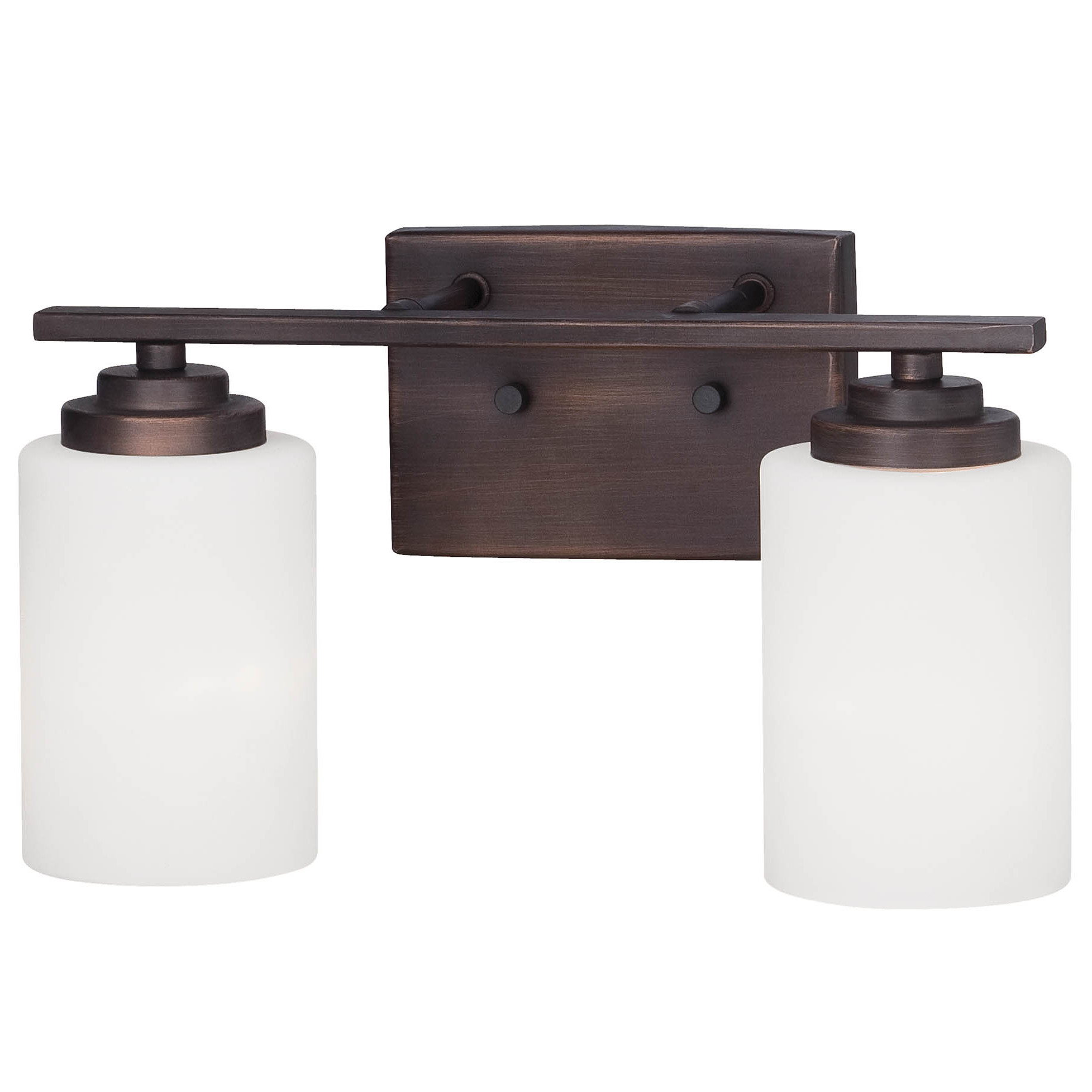 Photos - Chandelier / Lamp Millenium Millennium Lighting 3182 Durham 2 Light 14" Wide Bathroom Vanity Light Rubbed Bronze Indoor Lighting Bathroom Fixtures Vanit 