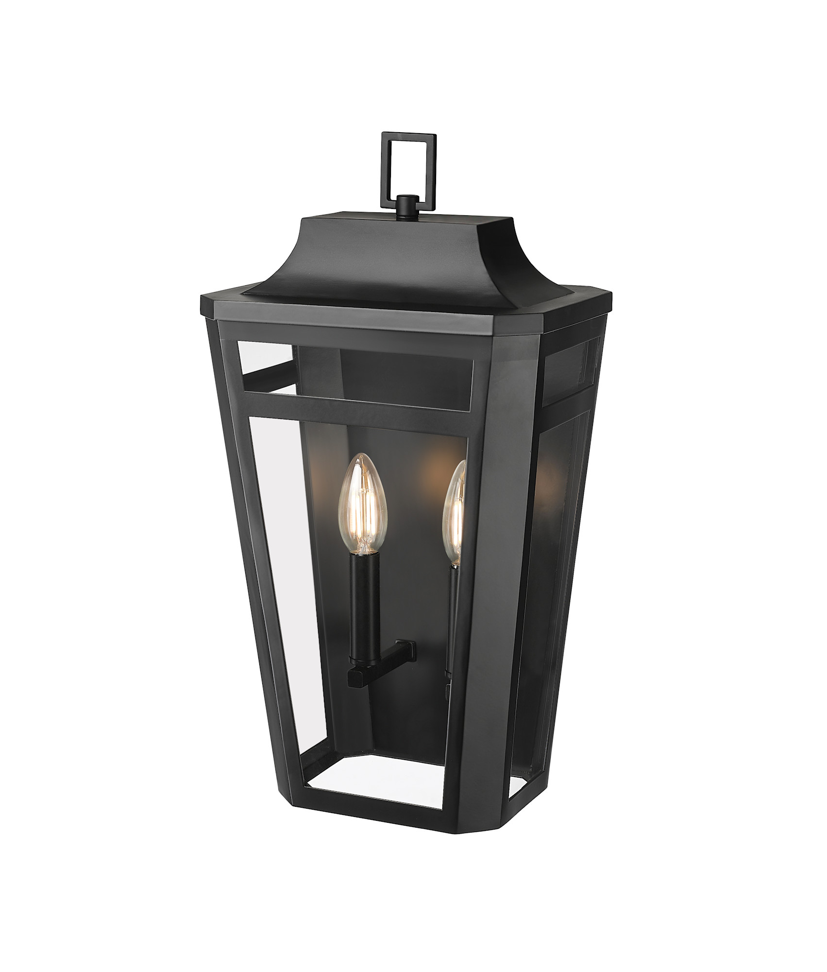 Photos - Floodlight / Street Light Millenium Millennium Lighting 193002 Sumerlin 2 Light 19" Tall Outdoor Wall Sconce Powder Coated Black Outdoor Lighting Wall Sconces 1 