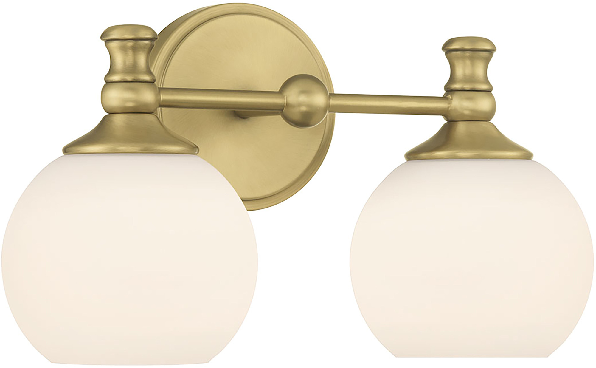 Photos - Chandelier / Lamp Millenium Millennium Lighting 201102 Orlisse 2 Light 15" Wide Vanity Light Vintage Brass Indoor Lighting Bathroom Fixtures Vanity Ligh 