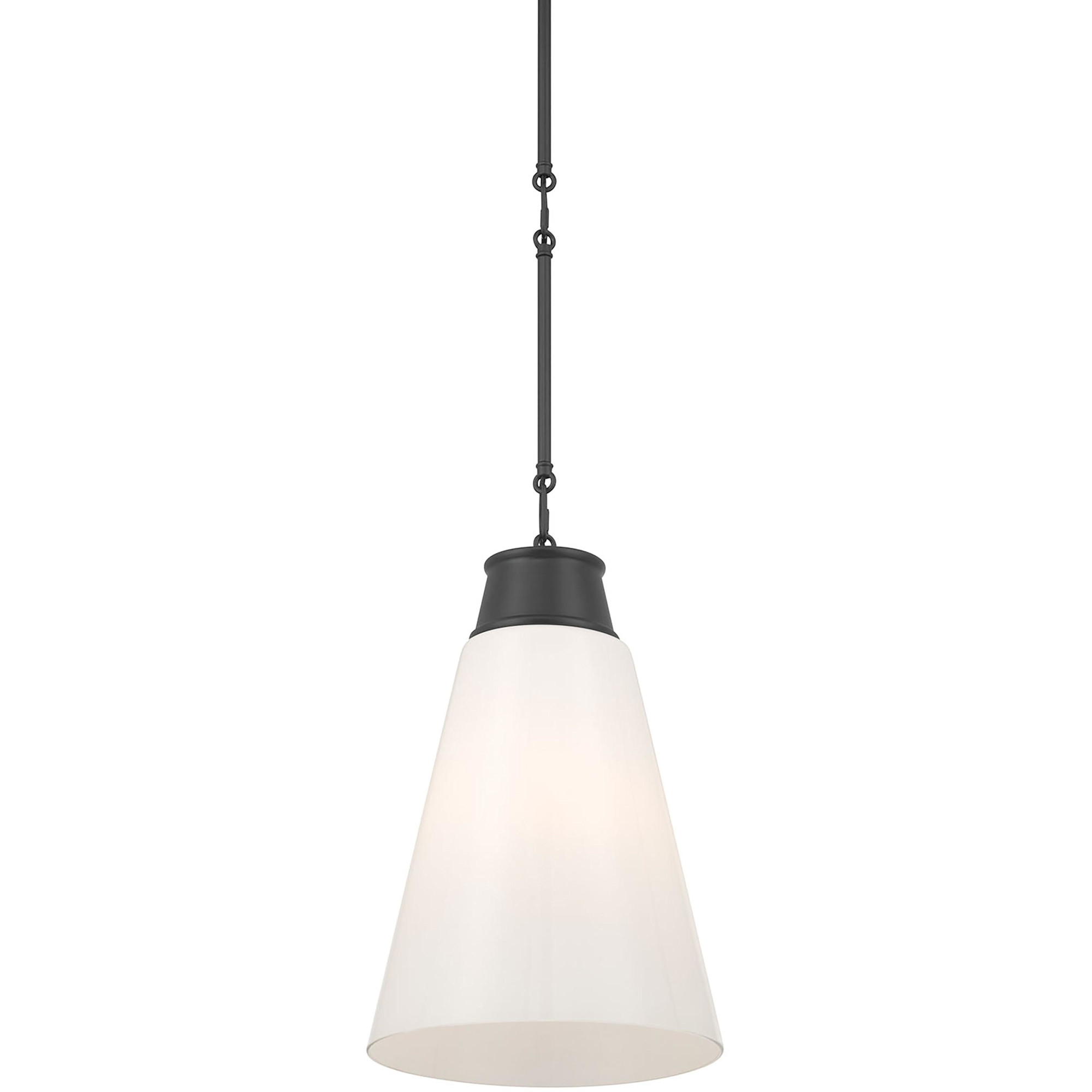 Photos - Chandelier / Lamp Millenium Millennium Lighting 280101 Bellaryn 11" Wide Pendant Matte Black Indoor Lighting Pendants 280101-MB 
