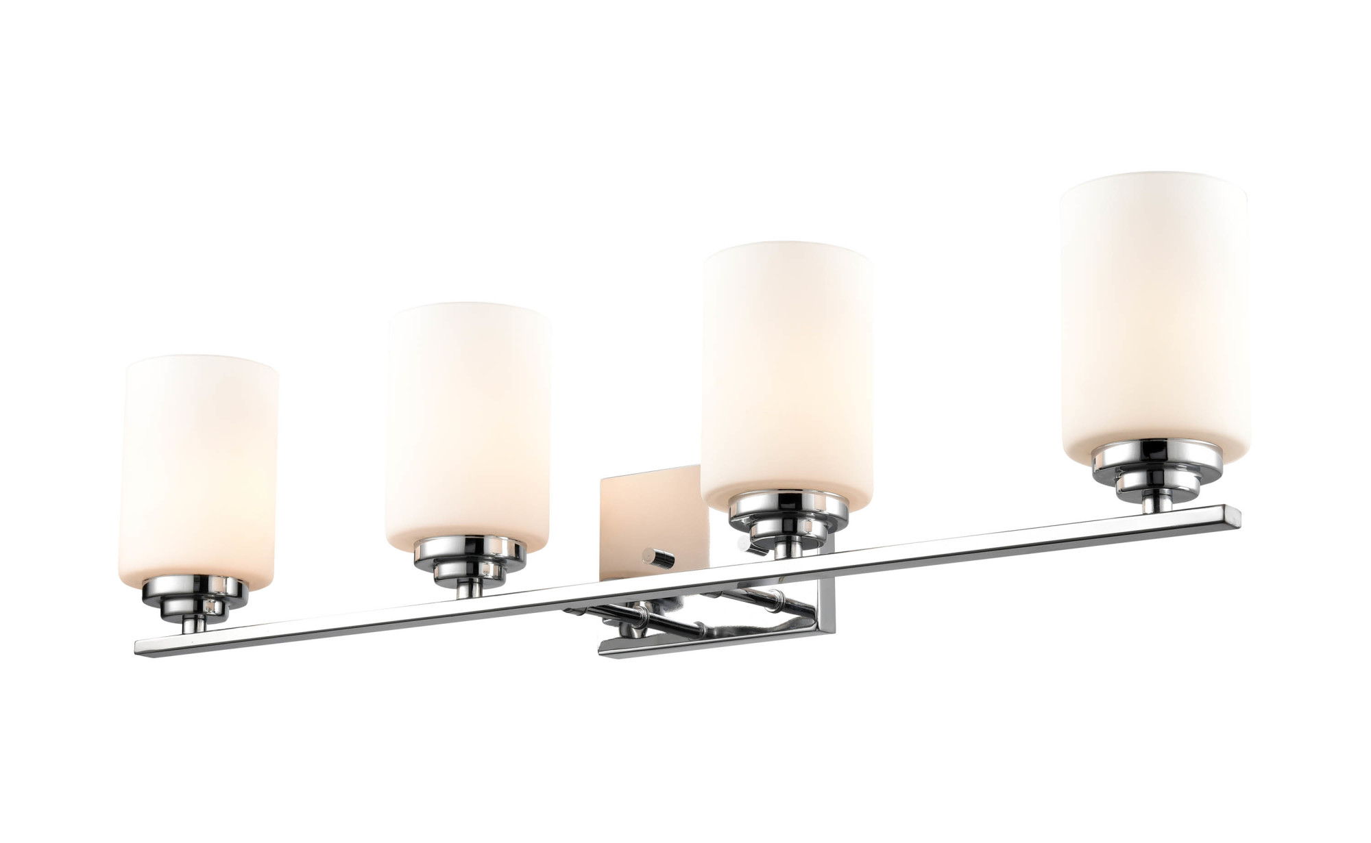 Photos - Chandelier / Lamp Millenium Millennium Lighting 3184 Durham 4 Light 31" Wide Bathroom Vanity Light Chrome Indoor Lighting Bathroom Fixtures Vanity Light 