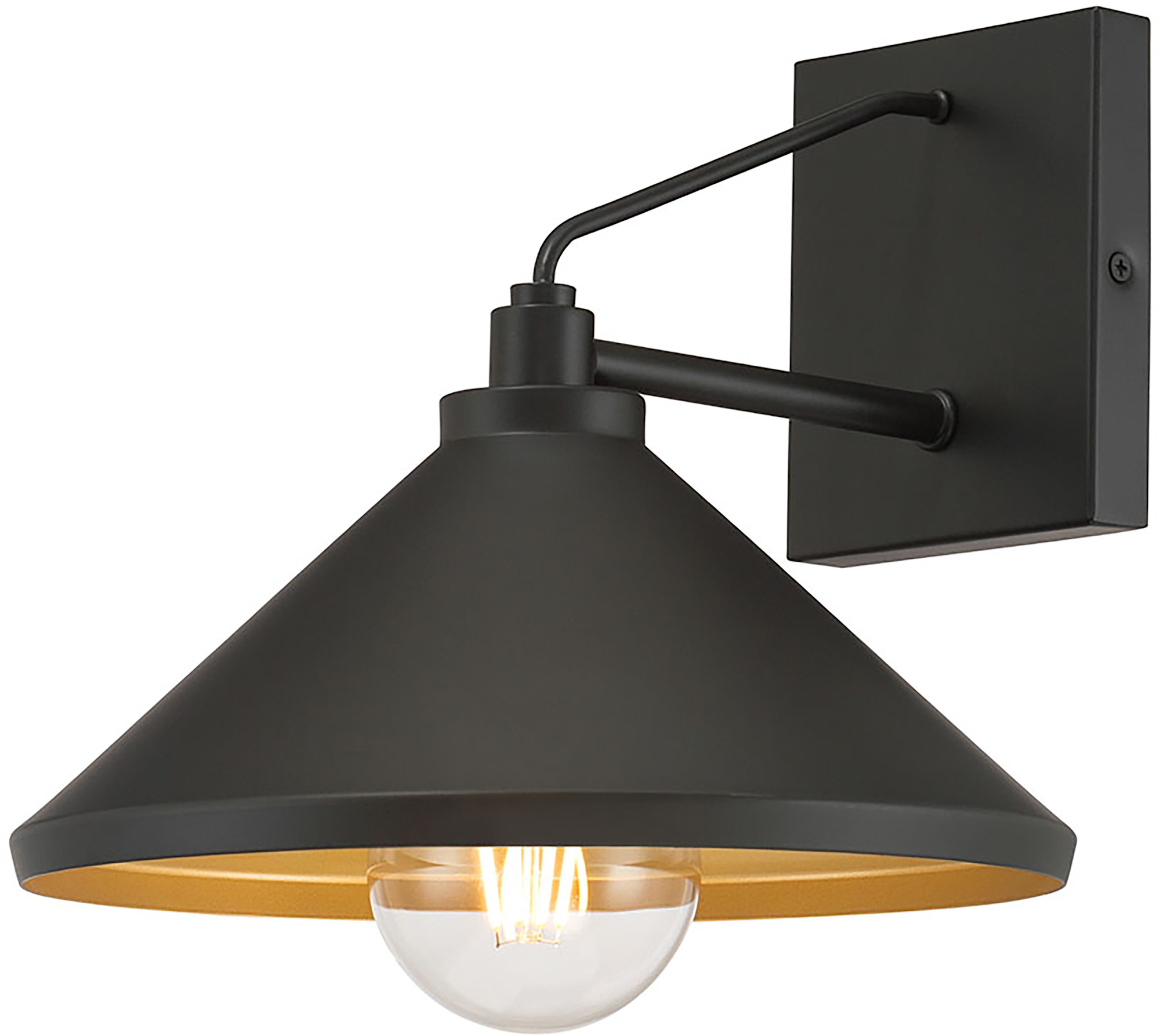 Photos - Floodlight / Street Light Millennium Lighting 51201 Vectra 9" Tall Outdoor Wall Sconce Powder Coated Black Outdoor Lighting Wall Sconces 51201-PBK