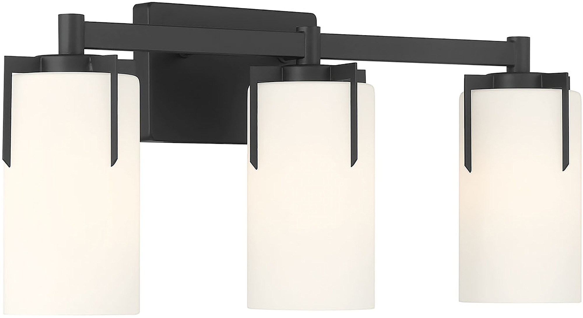 Photos - Chandelier / Lamp Millenium Millennium Lighting 65003 Froselle 3 Light 22" Wide Vanity Light Matte Black Indoor Lighting Bathroom Fixtures Vanity Light 