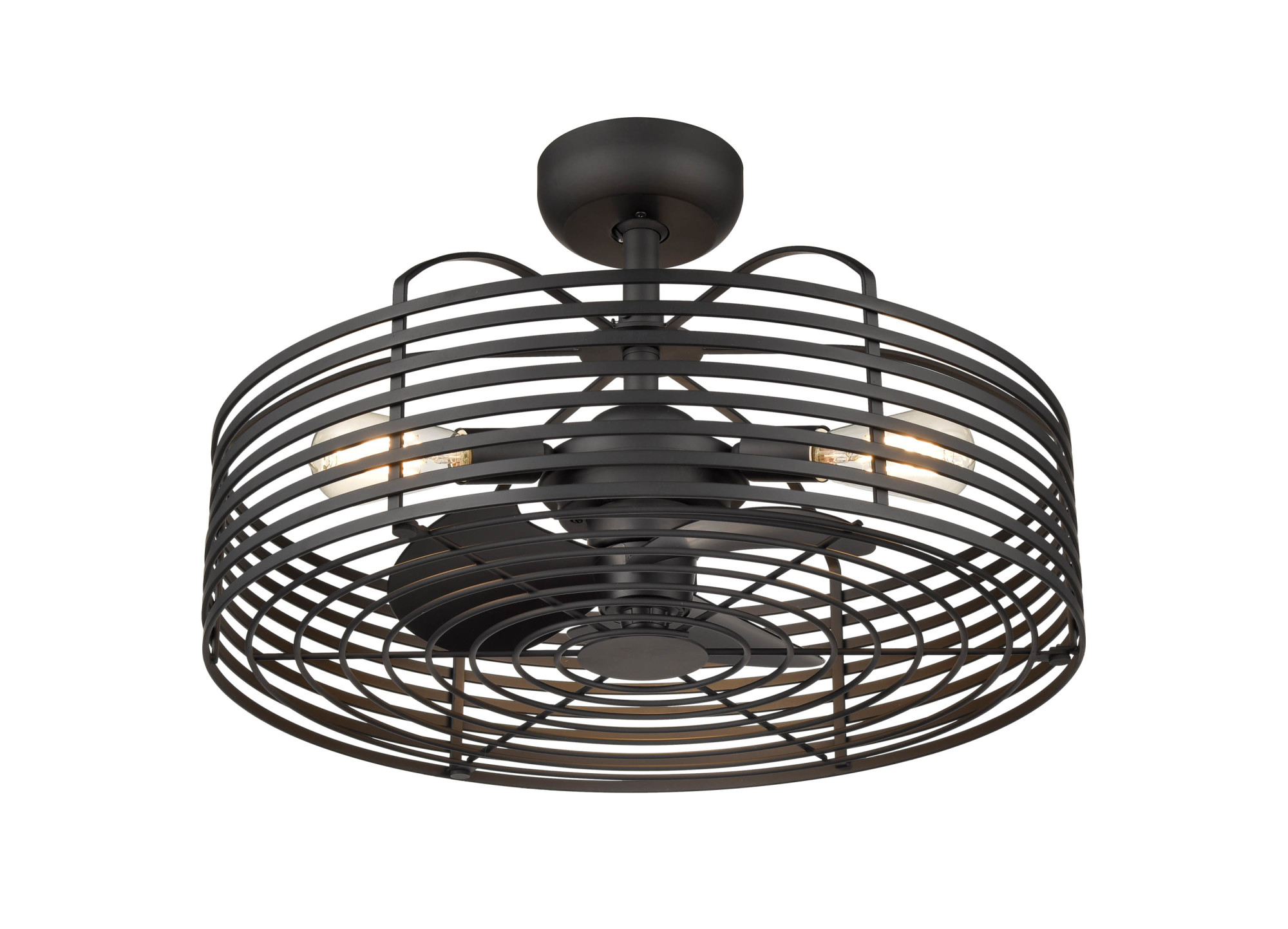 Photos - Fan Millenium Millennium Lighting 8223 24" 3 Blade Indoor delier Ceiling  with Remote Control Matte Black s Ceiling s Indoor F 