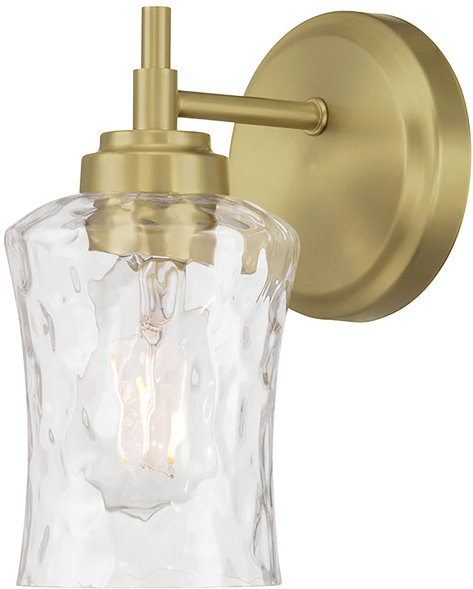 Photos - Chandelier / Lamp Millenium Millennium Lighting 909101 Clarvyn 9" Tall Wall Sconce Vintage Brass Indoor Lighting Wall Sconces 909101-VB 