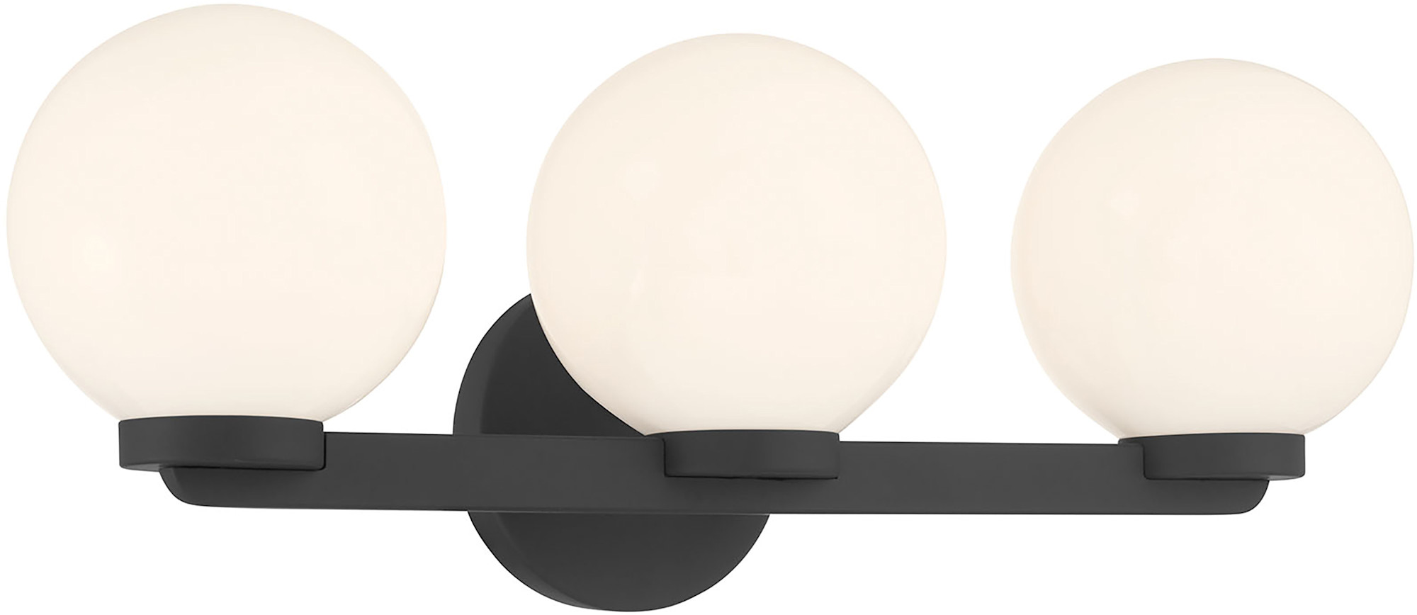 Photos - Chandelier / Lamp Millenium Millennium Lighting 97003 Ardeva 3 Light 22" Wide Vanity Light Matte Black Indoor Lighting Bathroom Fixtures Vanity Light 97 