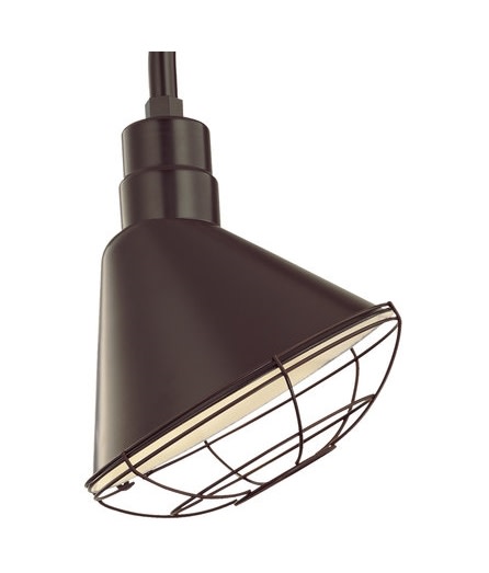 Photos - Floodlight / Street Light Millenium Millennium Lighting RAS12 RLM 1 Light 12" Wide Outdoor Angle Cone Shade Architectural Bronze Lighting Accessories and Parts 