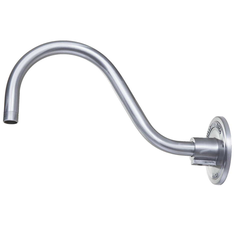 Photos - Floodlight / Street Light Millenium Millennium Lighting RGN15 RLM 14-1/2" Long Goose Neck Stem Aluminum Lighting Accessories and Parts Outdoor Wall Lighting Acc 
