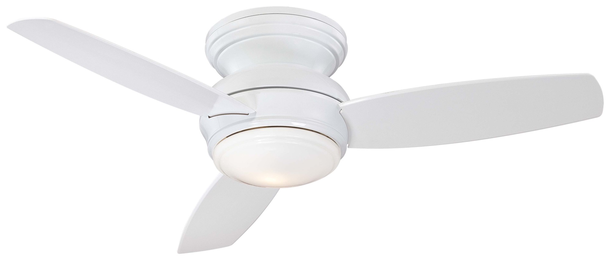 Photos - Fan MinkaAire Traditional Concept 44 LED Traditional Concept 44" 3 Blade LED Indoor / Outdoor Hugger Ceiling  with Wall Contr