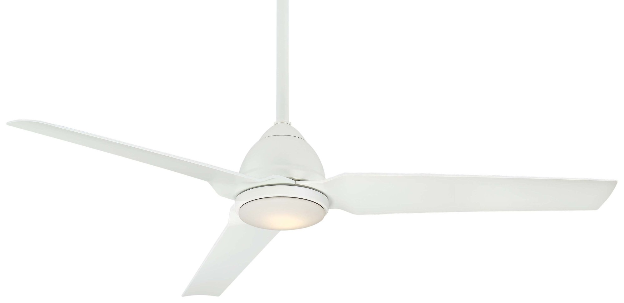 Photos - Fan Java MinkaAire  LED  54" 3 Blade Indoor / Outdoor LED Ceiling  with Remote Included Flat White s Ceiling s Outdo 