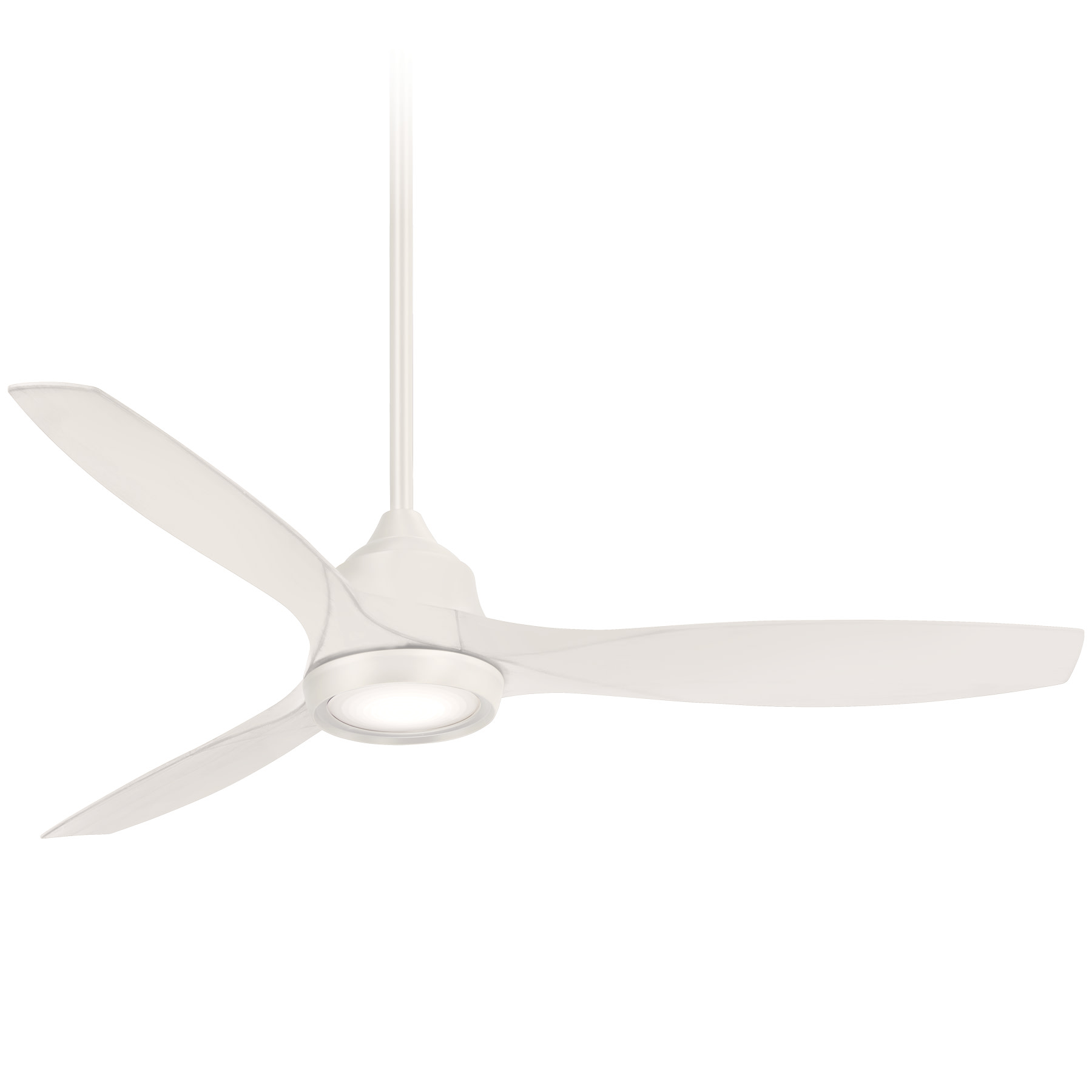 Photos - Fan Blade MinkaAire Skyhawk Skyhawk 60" 3  Indoor LED Ceiling  with Remote Control Included Flat White s Ceiling s Indoo 