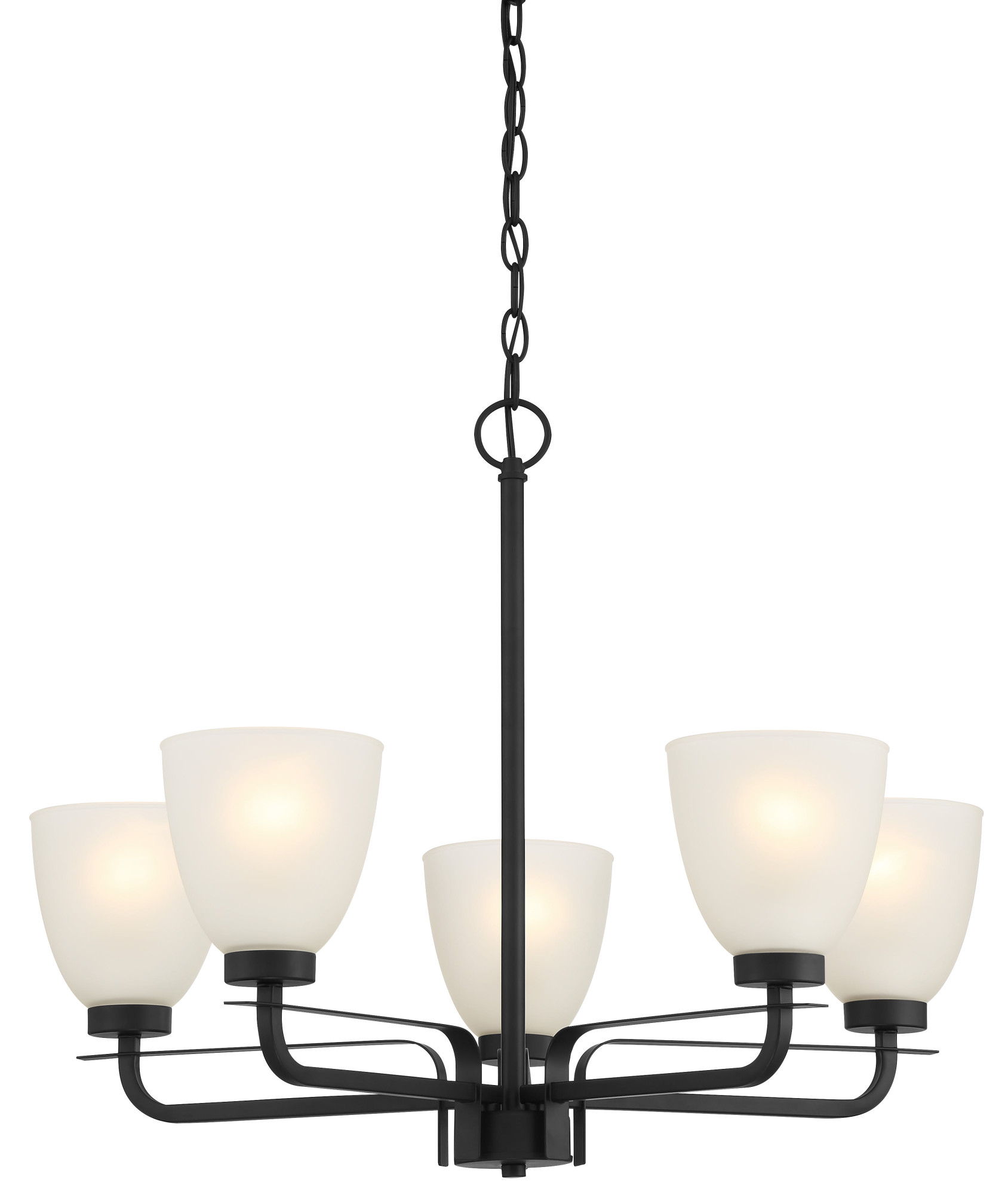 Photos - Chandelier / Lamp Minka Lavery 4885 Kaitlen 5 Light 26" Wide Vantage Chandelier Coal Indoor Lighting Chandeliers 4885-66A 
