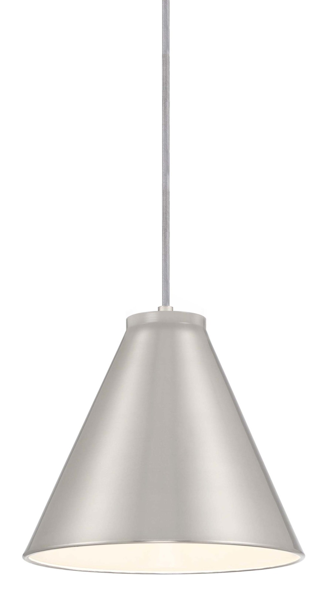 Photos - Chandelier / Lamp Minka Lavery 6201 Vantage 10" Wide Mini Pendant Brushed Nickel Indoor Lighting Pendants 6201-84 