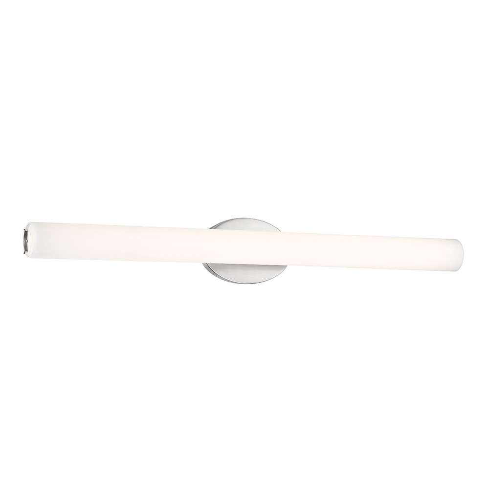 Photos - Chandelier / Lamp Minka Lavery 70013 32.25" Wide Integrated LED ADA Compliant Bath Bar from the Contemporary Oval Collection Brushed Nickel In 