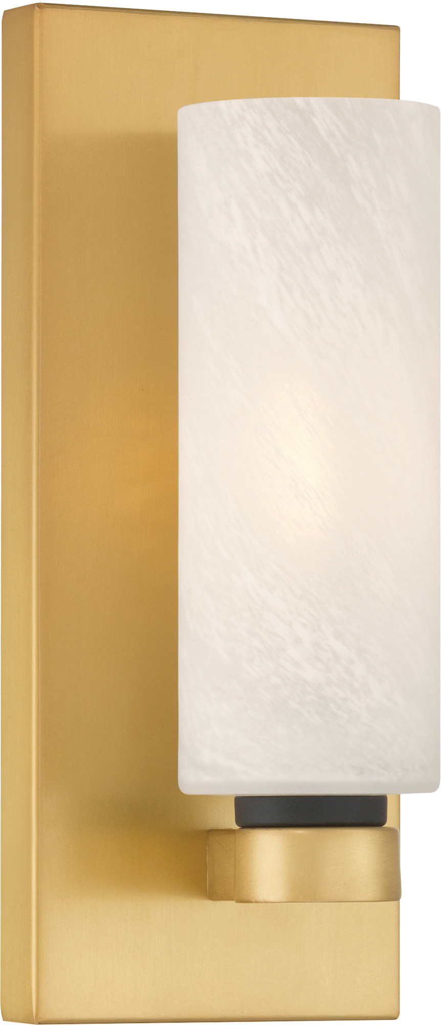 Photos - Chandelier / Lamp Minka Lavery 12321 Wexmere 11" Tall Wall Sconce with Alabaster Glass Shade Legacy Brass Indoor Lighting Wall Sconces 12321-8 