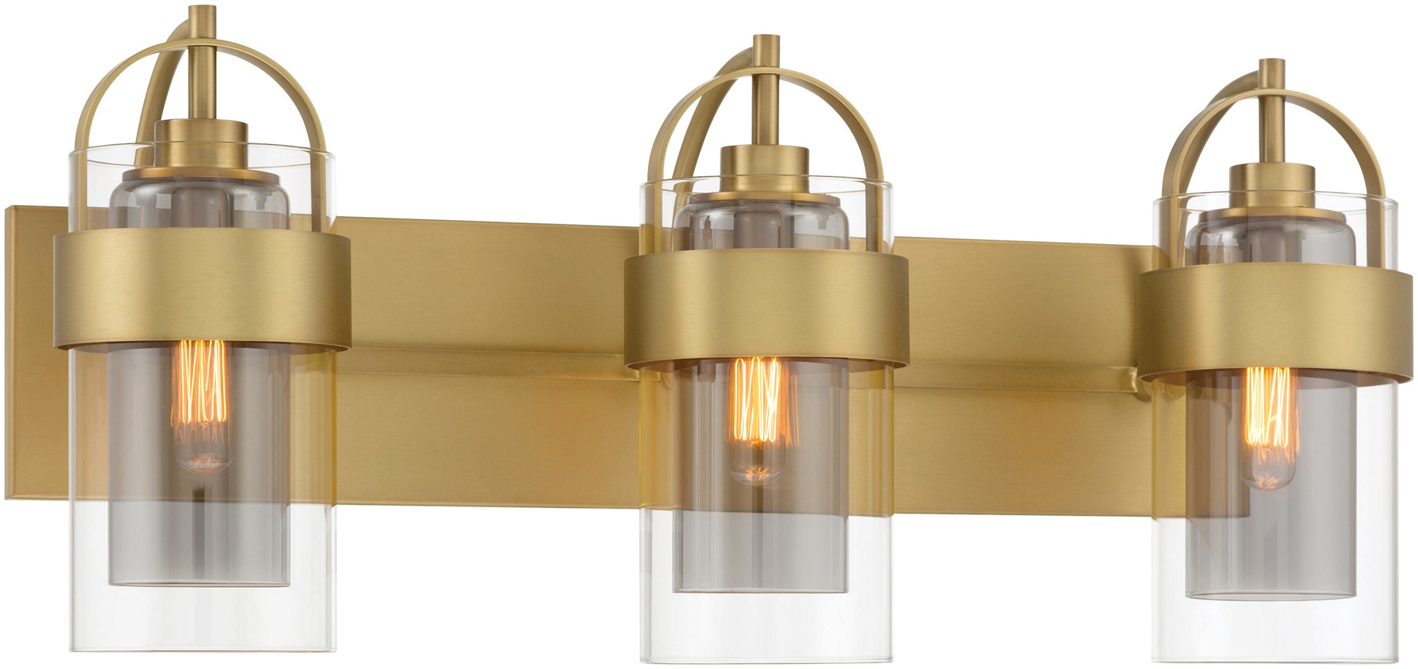 Photos - Chandelier / Lamp Minka Lavery 1913 Ravik 3 Light 24" Wide Vanity Light Legacy Brass Indoor Lighting Bathroom Fixtures Vanity Light 1913-732 