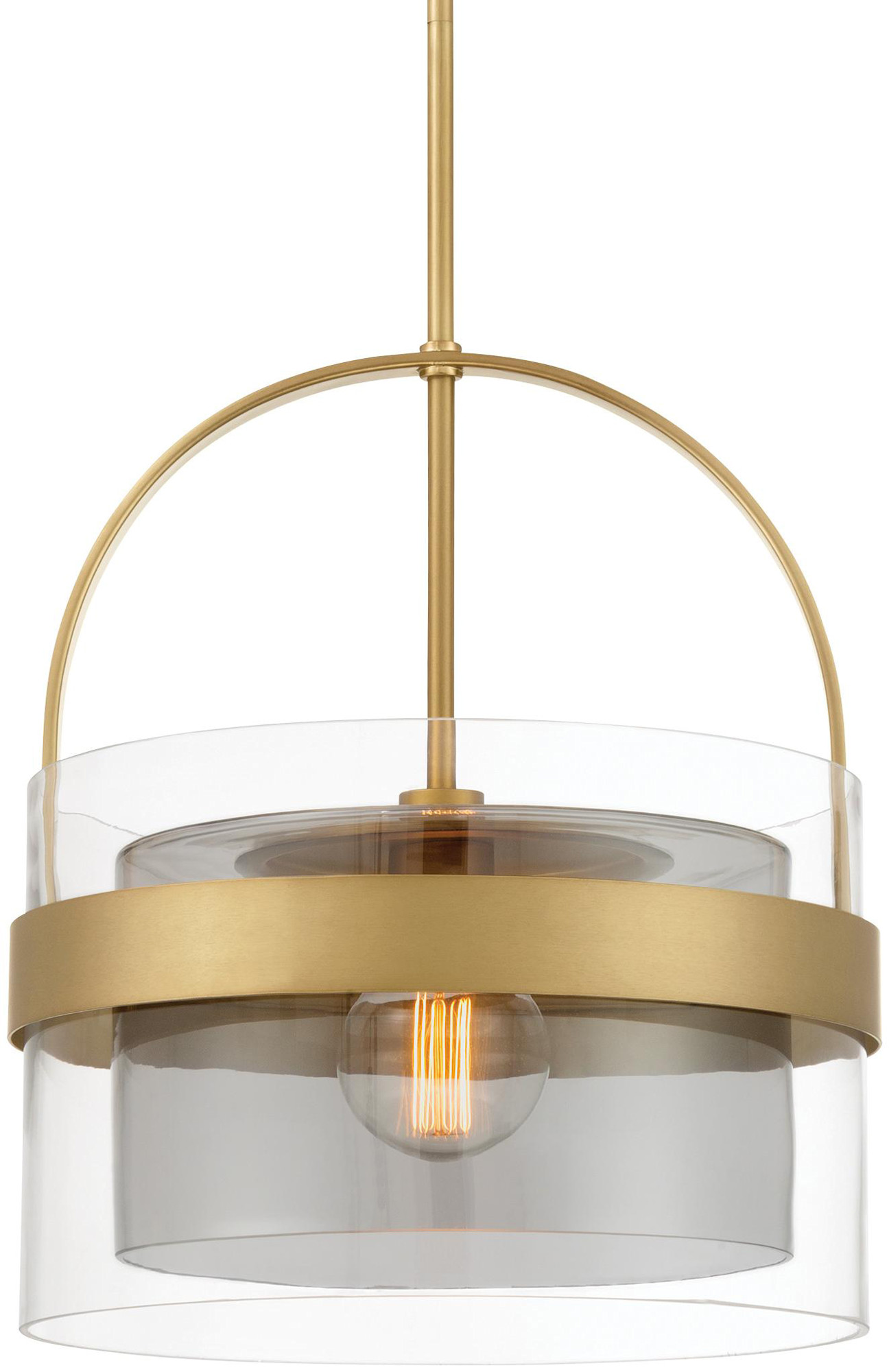 Photos - Chandelier / Lamp Minka Lavery 1916 Ravik 16" Wide Pendant Legacy Brass Indoor Lighting Pendants 1916-732 