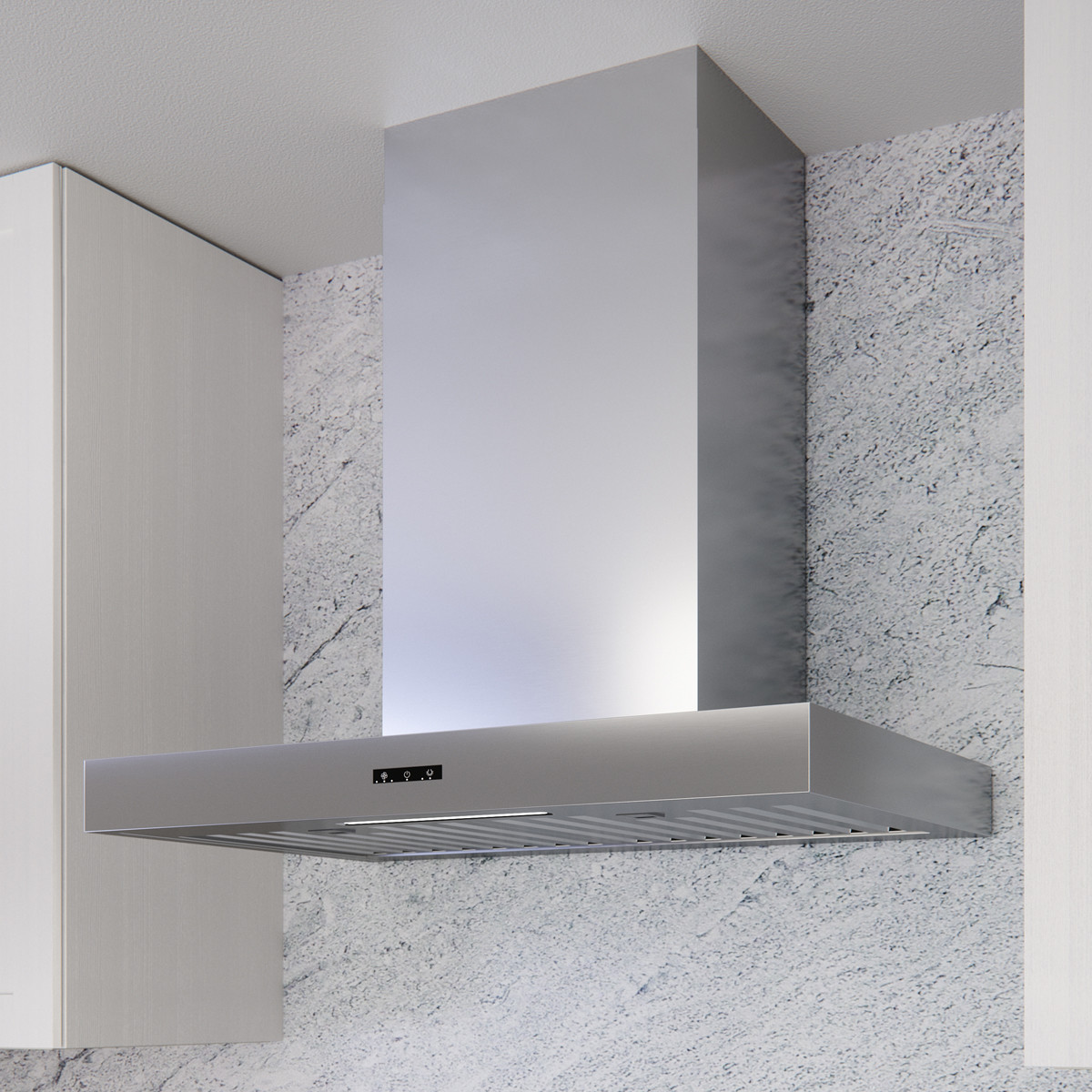 Photos - Cooker Hood Miseno 30" Wide 750 CFM Wall Mounted Range Hood w/ LED Strip Lighting & Capacitive Controls - MH00830BS MH00830BS 