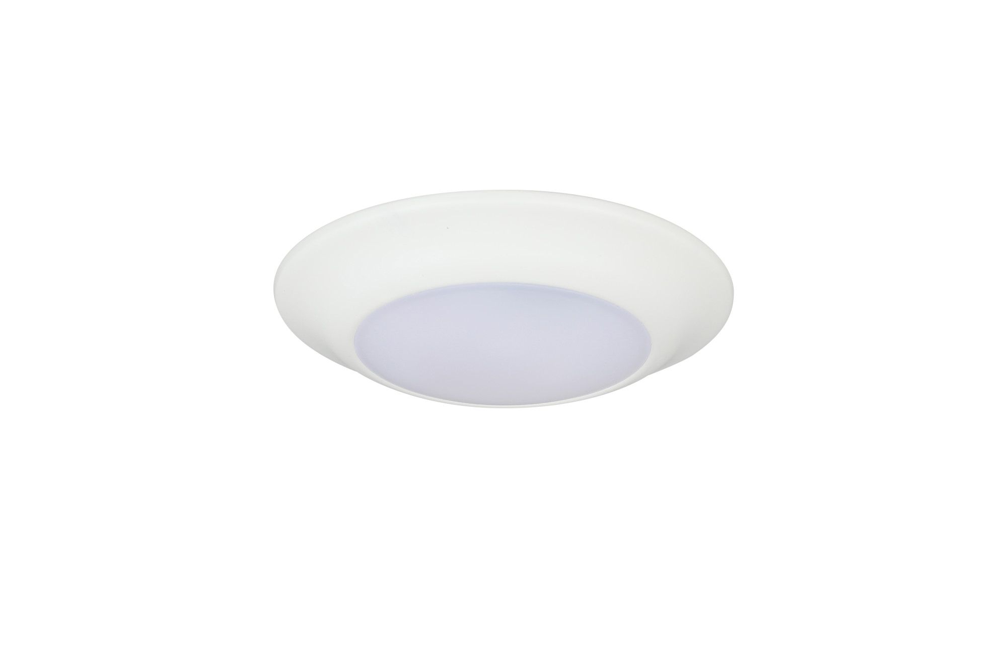 Photos - Chandelier / Lamp Miseno MLDL6900LEDCCT 6" Wide LED Flush Mount Ceiling Fixture with Adjustable Color Temperature White Indoor Lighting Ceilin 