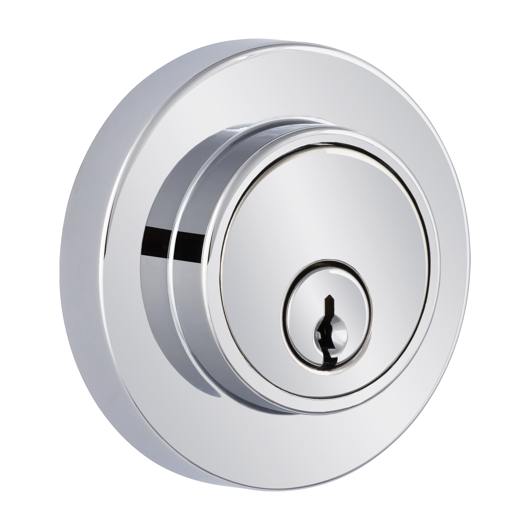 Photos - Door Lock Miseno MLK1238 Elkton Single Cylinder Keyed Entry Deadbolt Chrome Door Hardware Deadbolts Keyed Entry Deadbolts MLK1238CP 