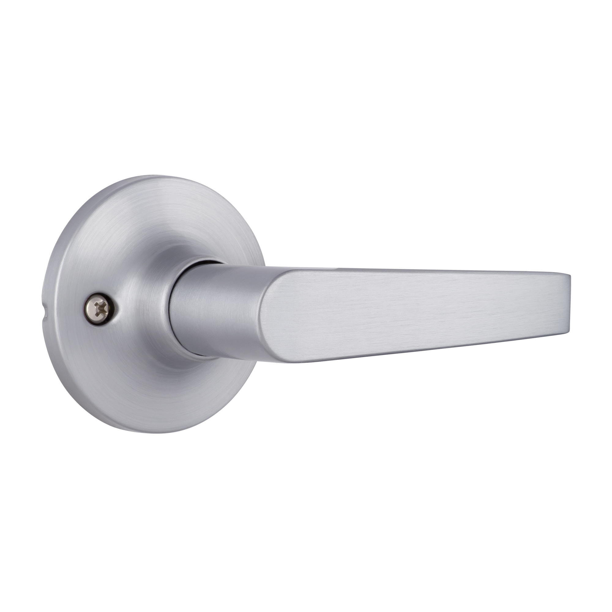 Photos - Door Handle Miseno MLK5021 Momac Straight Non-Turning One-Sided Door Lever Satin Chrome Door Hardware Door Levers Dummy Door Levers MLK5 