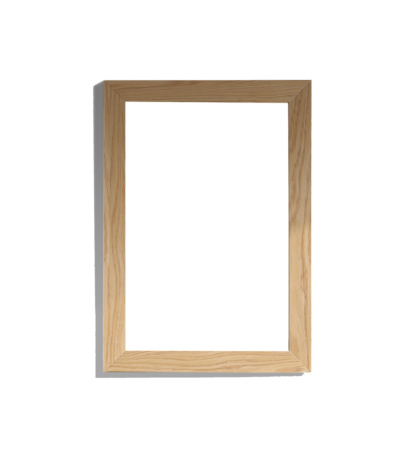 Miseno MM-STER24 Sterling 24" W x 30" H Rectangular Wood Framed Bathroom Wall Mirror California White Oak Home Decor Mirrors Bathroom Mirror