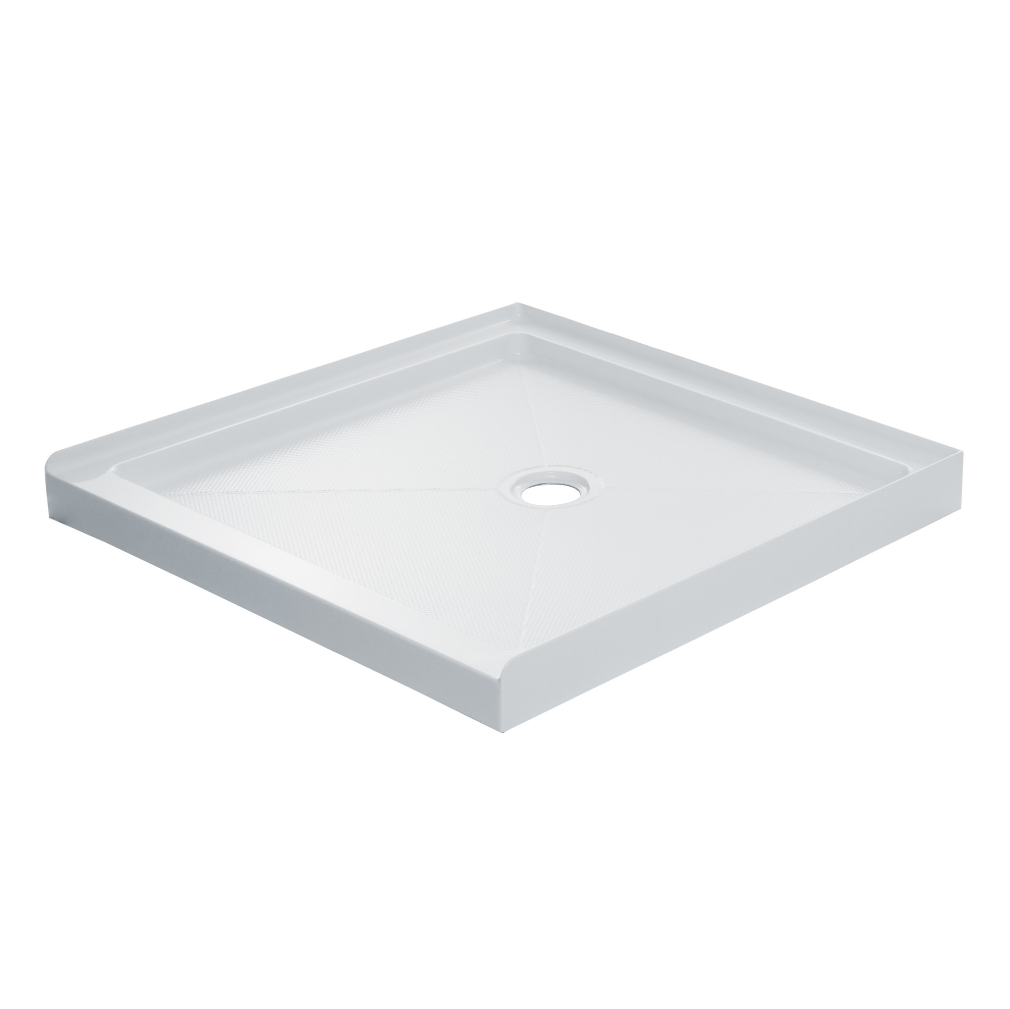 Photos - Shower Tray Miseno MSP-3636C 35-7/8" x 35-7/8" Shower Base with Single Threshold and Center Drain White Shower Stalls and Doors Shower P 