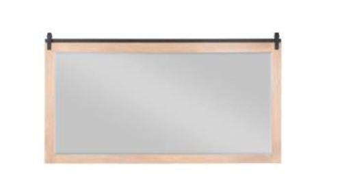 Miseno 701772-MIR 72" W x 39-3/8" H Rectangular Bathroom Mirror Weathered Pine Home Decor Mirrors Bathroom Mirror
