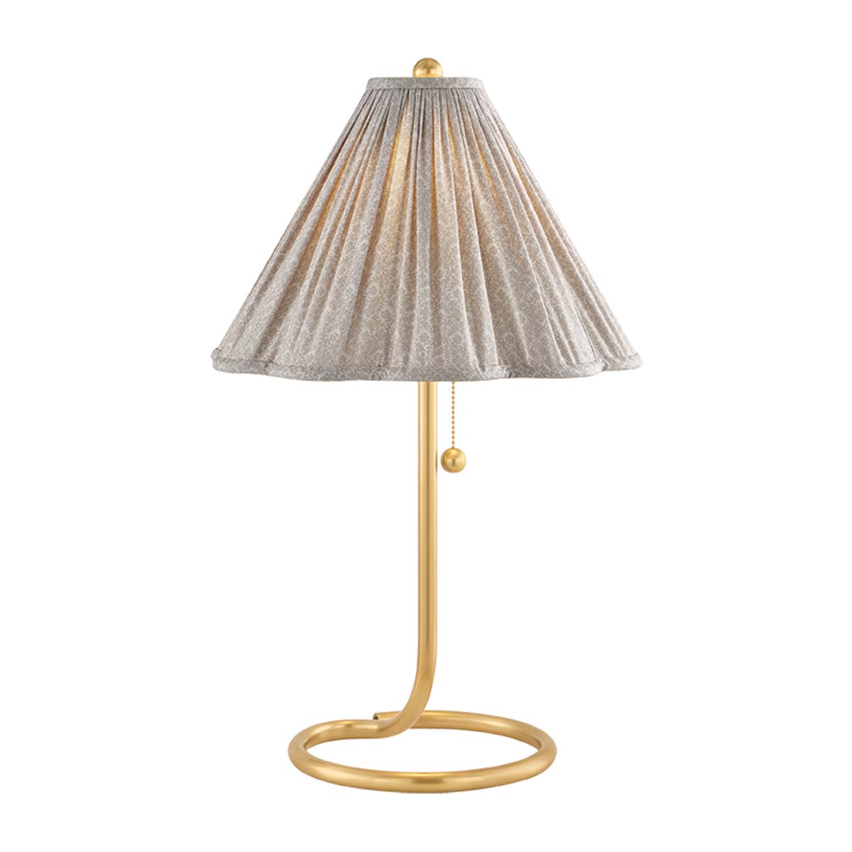Photos - Desk Lamp Mitzi HL653201B Martha 23" Tall Accent Table Lamp Aged Brass Lamps Table Lamps HL653201B-AGB