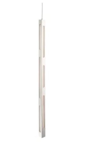Modern Forms PD-44930 Flute 30" Tall LED Mini Pendant Polished Nickel Indoor Lighting Pendants