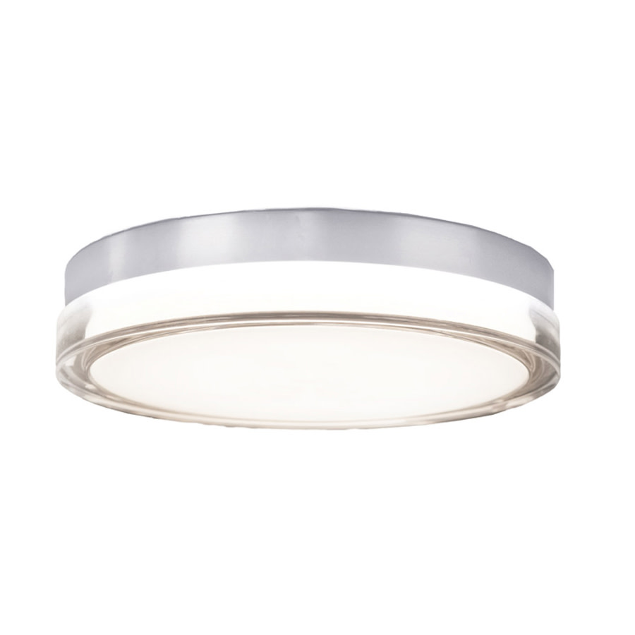 Photos - Floodlight / Street Light Modern Forms FM-W44815 Pi 15" Wide LED Outdoor Flush Mount Ceiling Fixture Stainless Steel / 3000K Outdoor Lighting Ceiling 