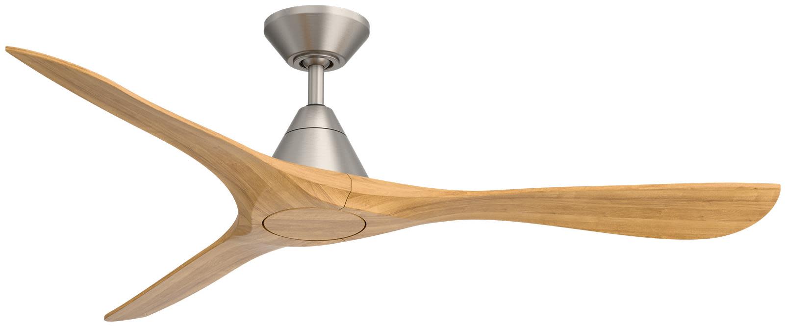Photos - Fan Modern Forms FR-D2504-60 Carve 60" 3 Blade Indoor / Outdoor Smart Ceiling  Antique Nickel / Honey Oak s Ceiling s O
