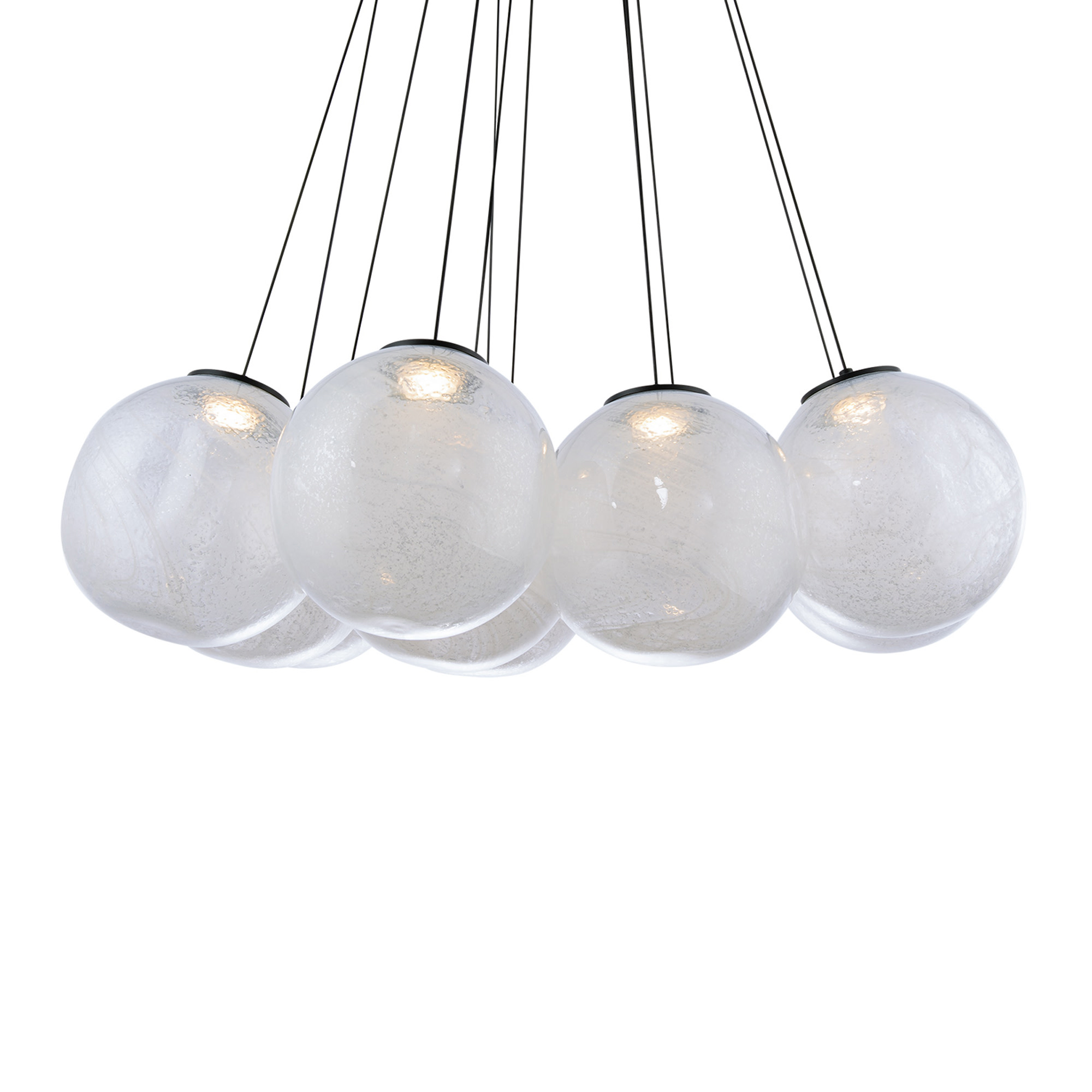 Photos - Chandelier / Lamp Modern Forms PD-28812 Cosmic 12 Light 36" Wide 3000K LED Suspension Multi Light Pendant Black Indoor Lighting Pendants PD-28 