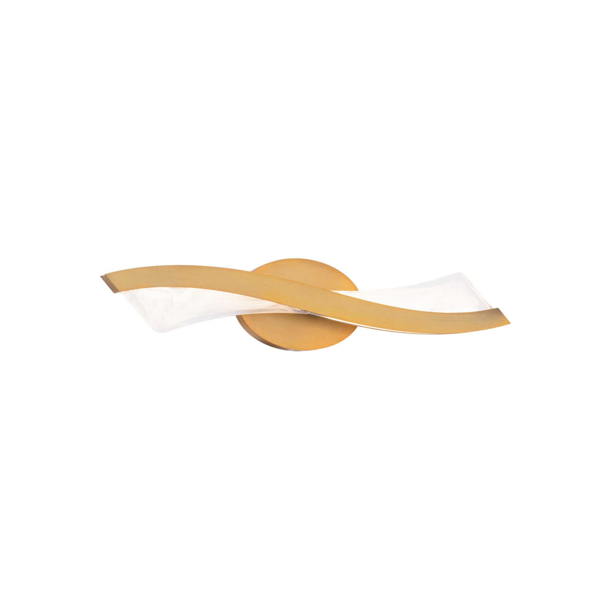 Photos - Chandelier / Lamp Modern Forms WS-46422 Ascot 22" Wide 3000K LED Vanity Light Aged Brass Indoor Lighting Bathroom Fixtures Vanity Light WS-464