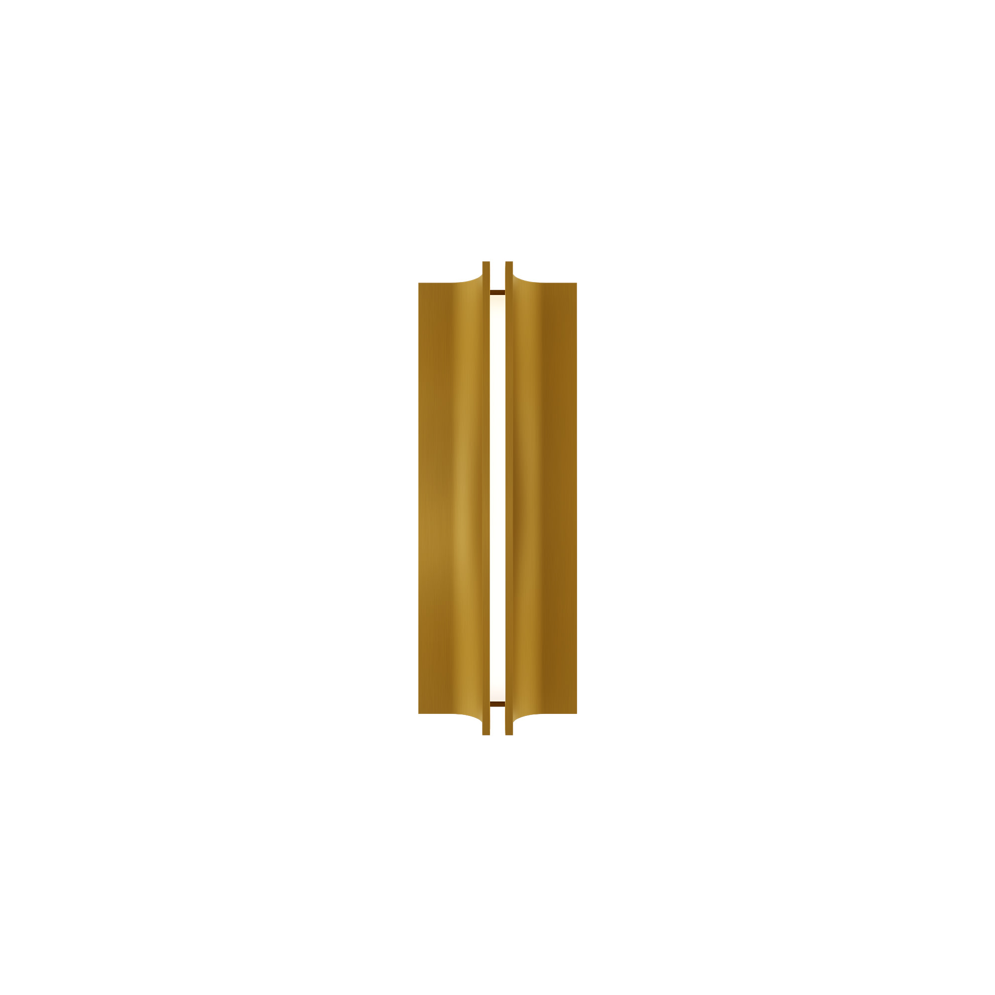 Photos - Chandelier / Lamp Modern Forms WS-82516-27 Strait 16" Tall LED Wall Sconce - 2700K Aged Brass Indoor Lighting Wall Sconces WS-82516-27-AB 