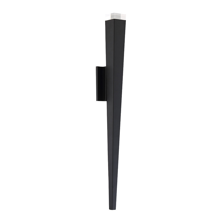 Photos - Floodlight / Street Light Modern Forms WS-W19732 Staff 32" Tall Integrated LED Indoor / Outdoor Wall Sconce Black Outdoor Lighting Wall Sconces WS-W19 