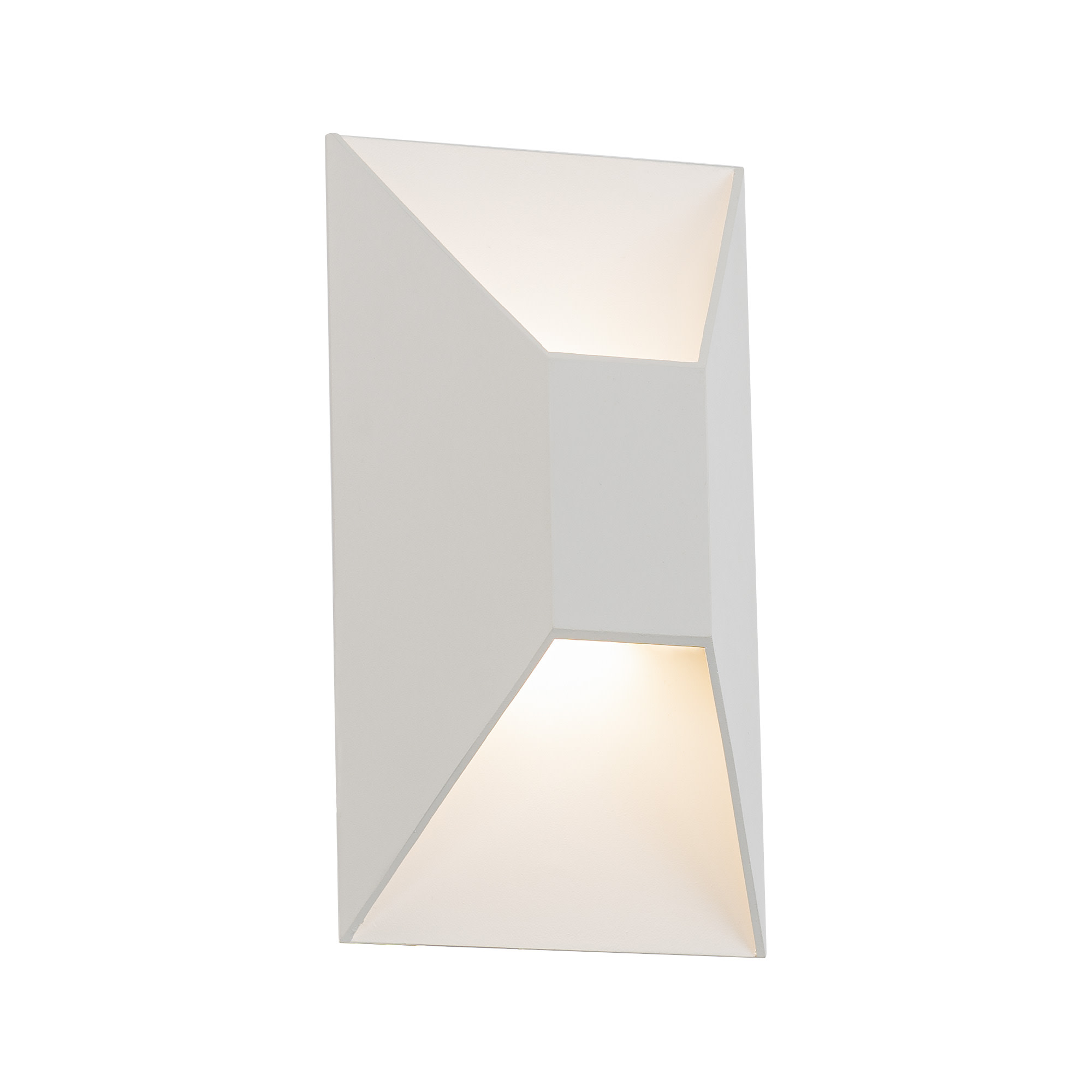 Photos - Floodlight / Street Light Modern Forms WS-W24110-30 Maglev 2 Light 6" Tall LED Outdoor Wall Sconce - 3000K White Outdoor Lighting Wall Sconces WS-W241 