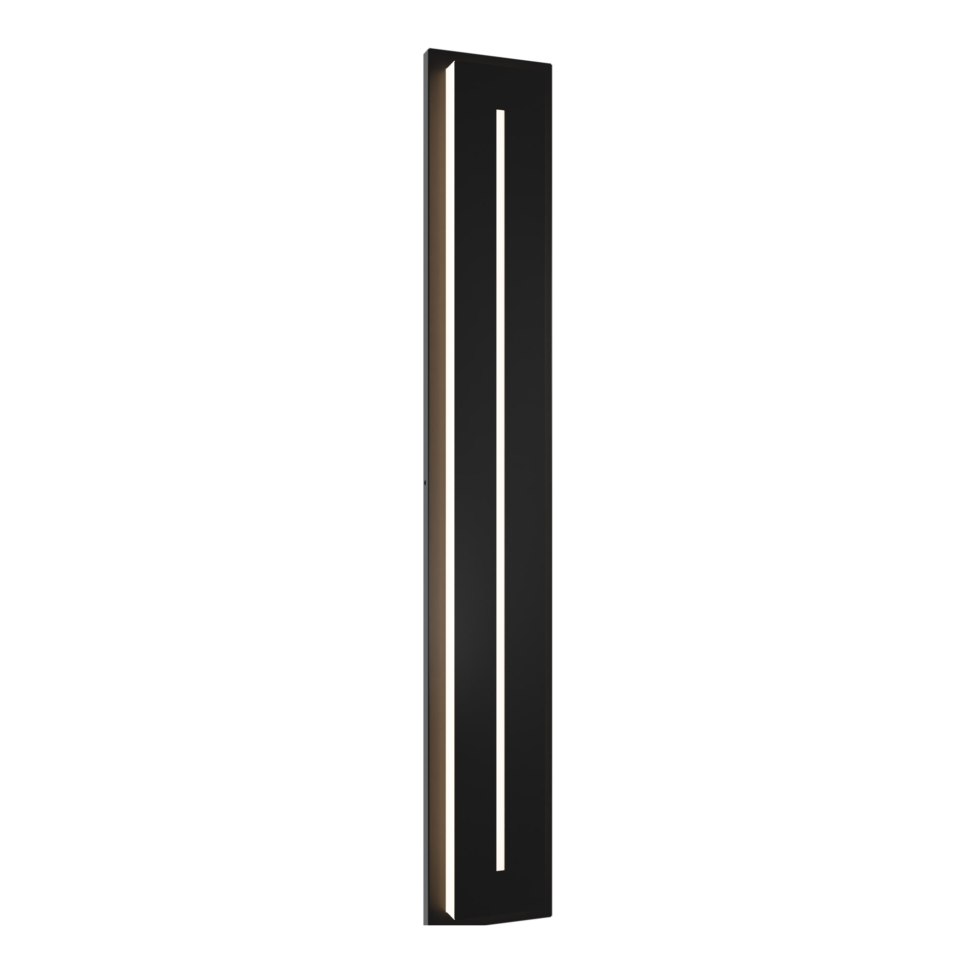 Photos - Floodlight / Street Light Modern Forms WS-W66256-30 Midnight 56" Tall LED Outdoor Wall Sconce - 3000K Black Outdoor Lighting Wall Sconces WS-W66256-30 